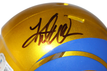 Kurt Warner Autographed St. Louis Rams Flash Speed Mini Helmet BAS