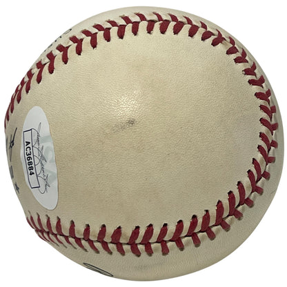 Fernando Valenzuela Signed Rawlings National League Baseball Dodgers JSA