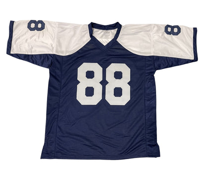 Drew Pearson Signed Dallas Cowboys Custom Jersey HOF 21 (Beckett COA)