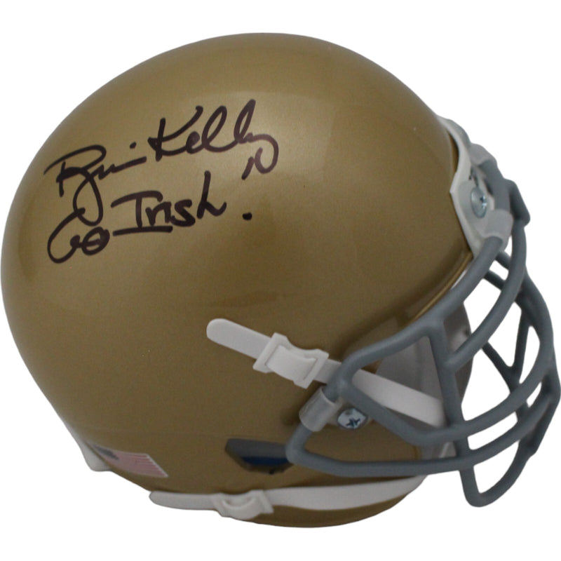 Brian Kelly Autographed Notre Dame Fighting Irish Mini Helmet