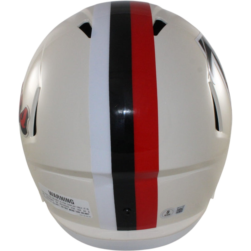 Julio Jones Signed Atlanta Falcons Full Size Retro Helmet