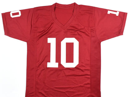 John Mateer Autographed Oklahoma Sooners Crimson Jersey