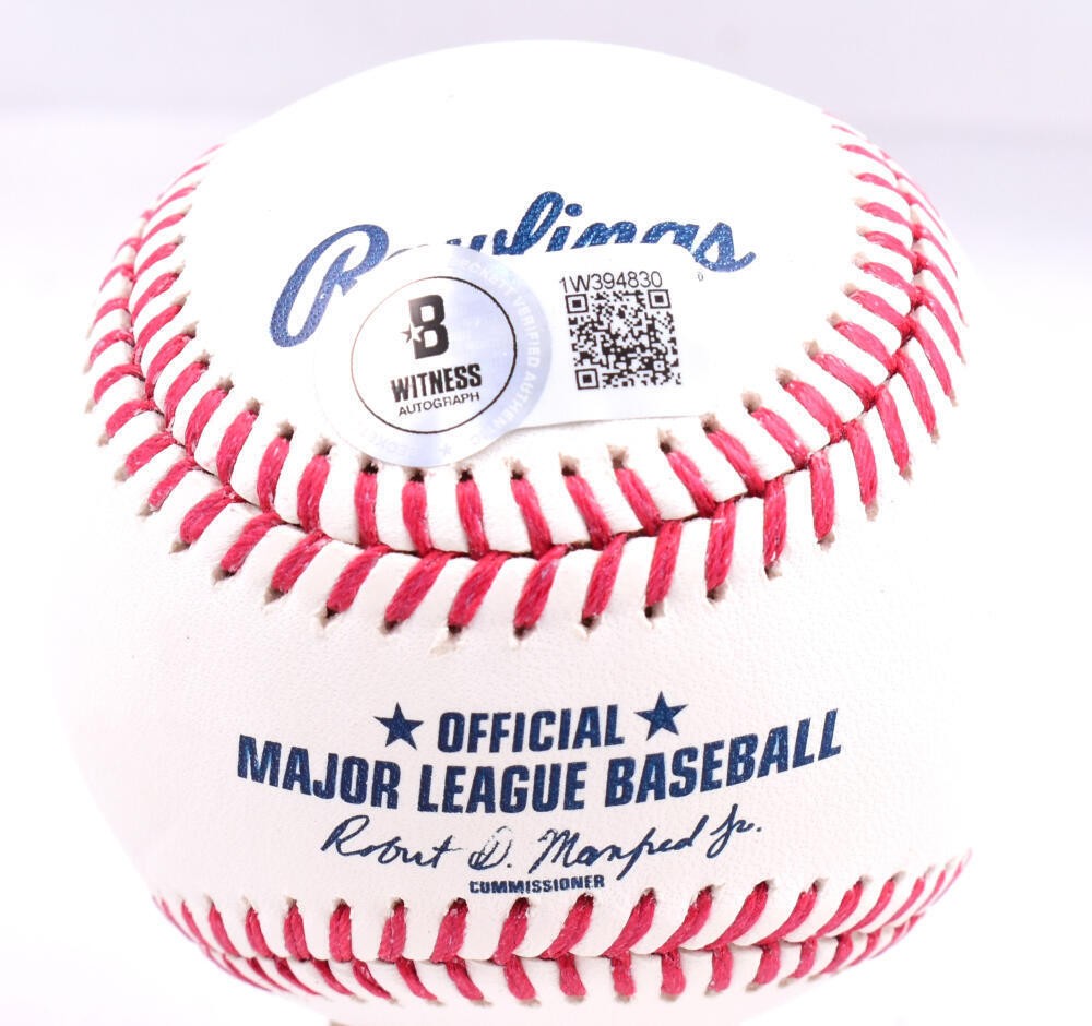 Paul O'Neill Signed Rawlings Official Major League Baseball 3 Inscriptions