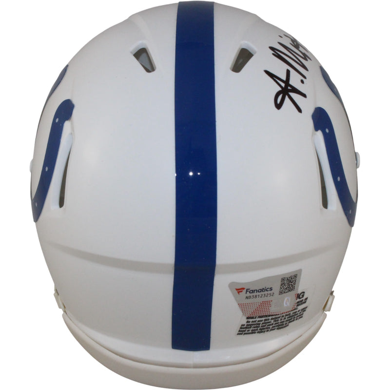 Adonai Mitchell Autographed Indianapolis Colts Mini Helmet