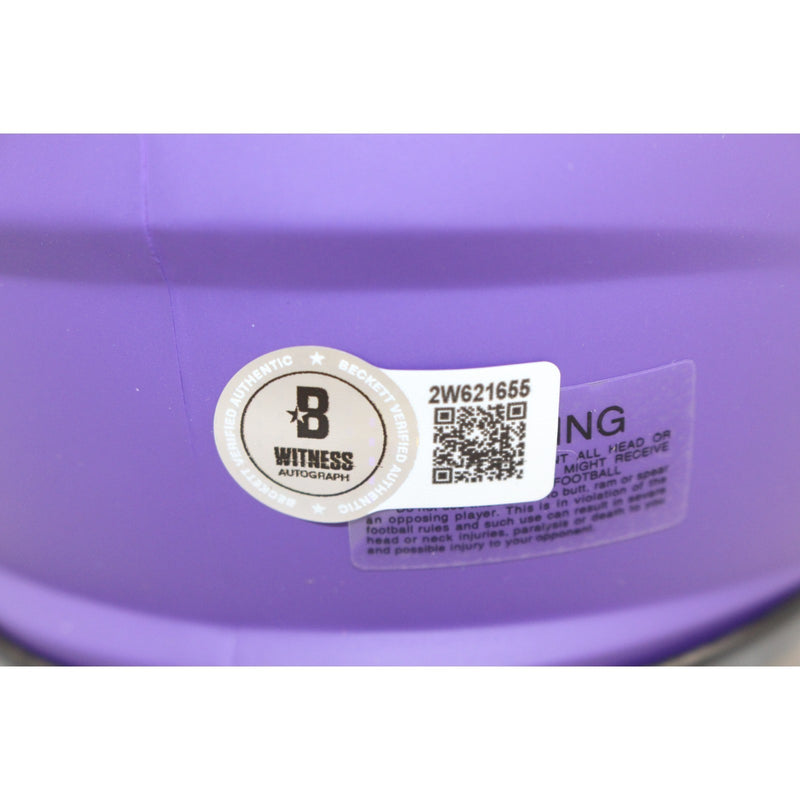 Adrian Peterson Signed Minnesota Vikings Rave Mini Helmet (ROY Inscription)