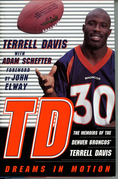 Terrell Davis & Adam Schefter Signed Denver Broncos Book