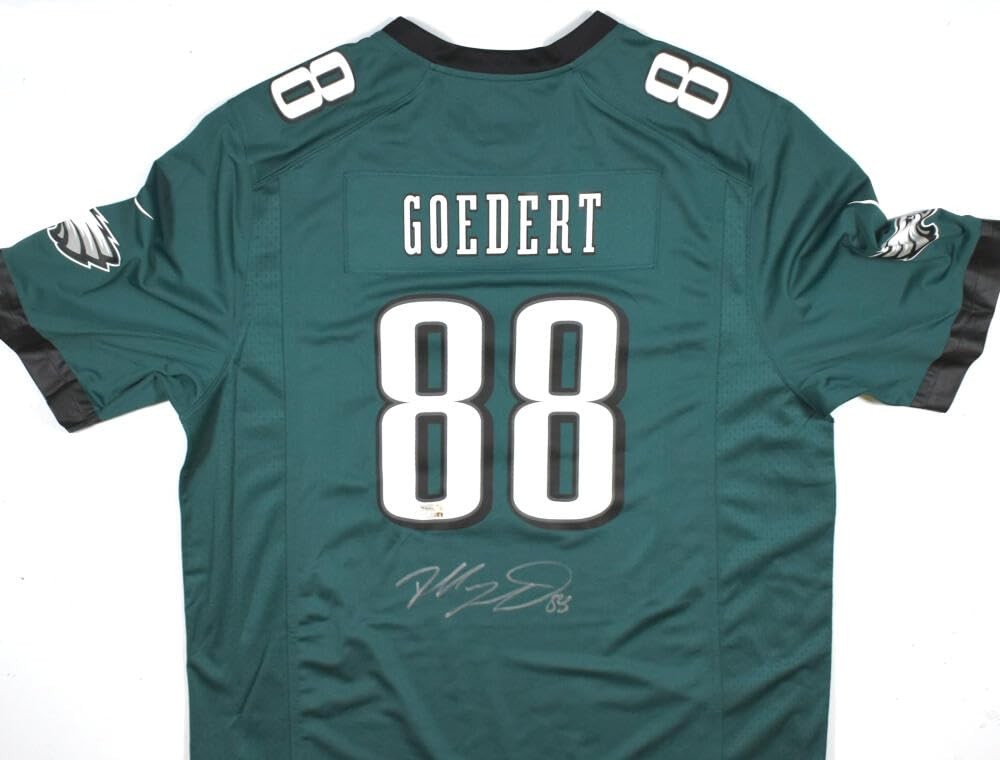 Dallas Goedert Autographed Philadelphia Eagles Green Nike Game Jersey