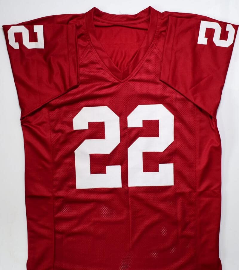 Emmitt Smith Signed Arizona Cardinals Style Custom Red Jersey
