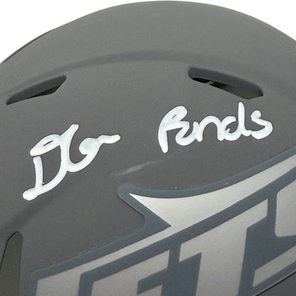 D'Angelo Ponds Signed New York Jets Slate Mini Helmet