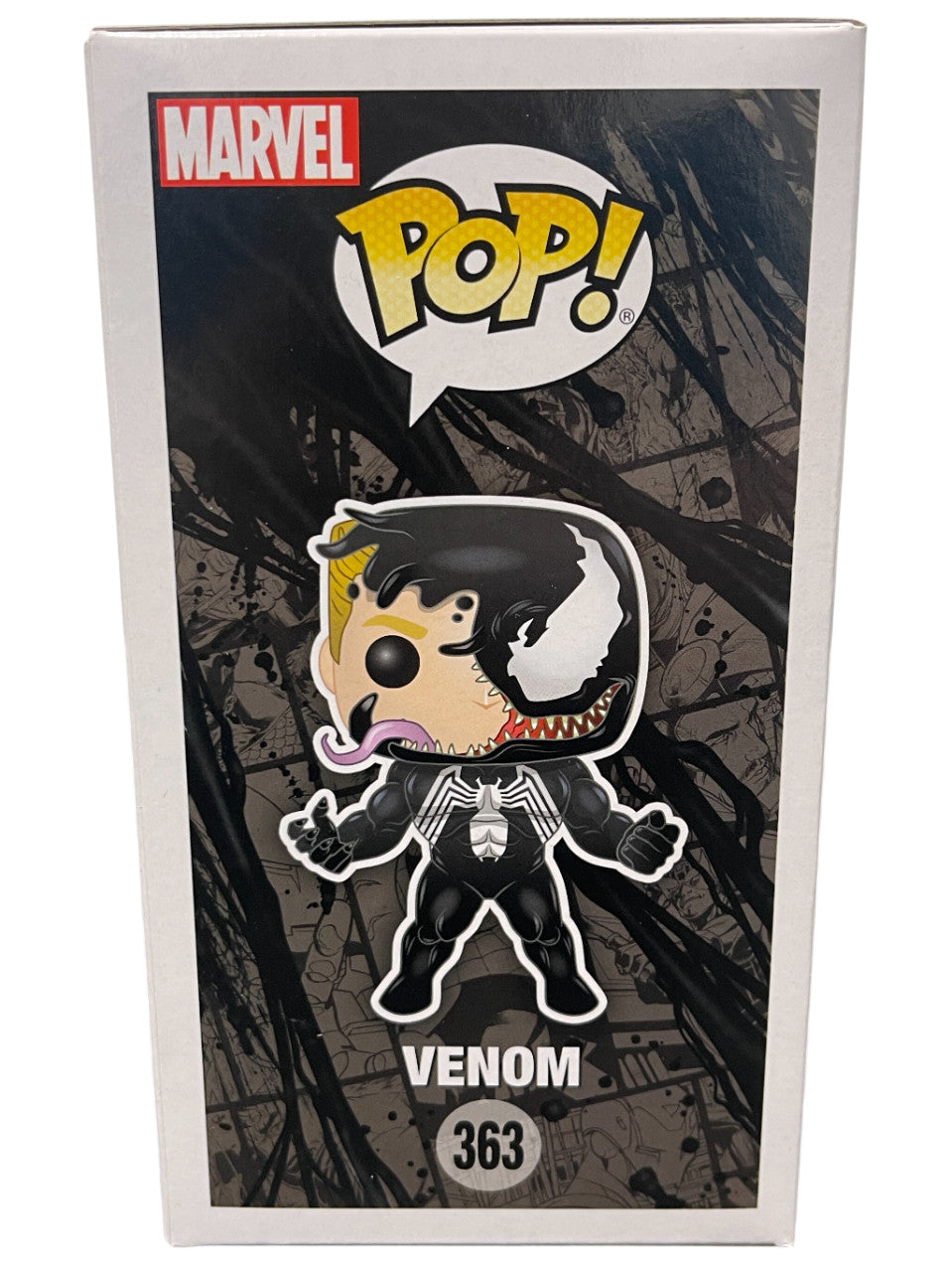 Tom Hardy Signed Venom Funko Pop #363 with Sam De La Rosa Sketch