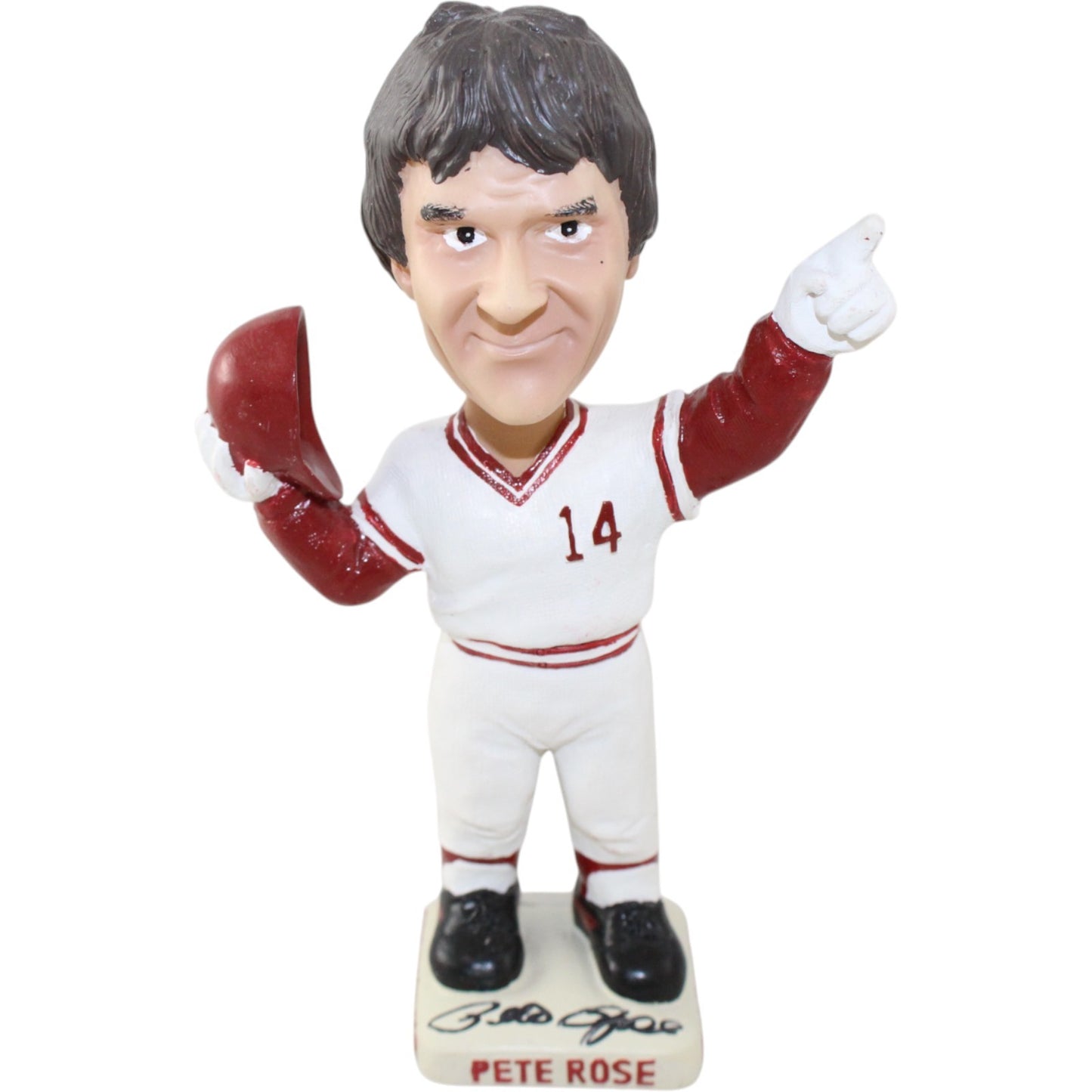 Pete Rose Signed Cincinnati Reds Bobblehead