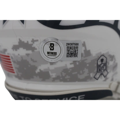 Von Miller Denver Broncos 2024 Salute to Service Signed Mini Helmet