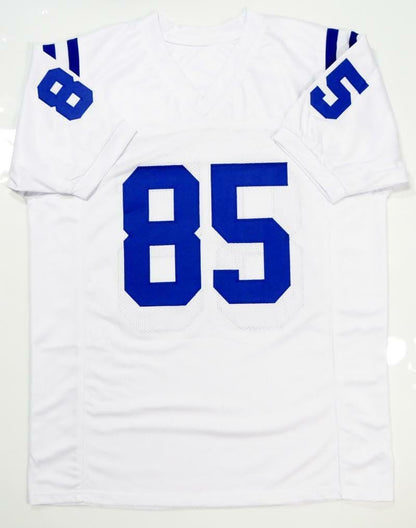 Eric Ebron Signed White Custom Football Jersey