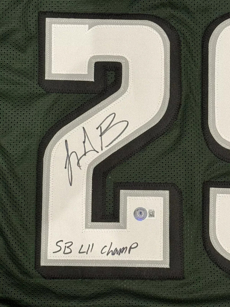 LeGarrette Blount Signed Philadelphia Eagles Custom Jersey (SB LII Champ)