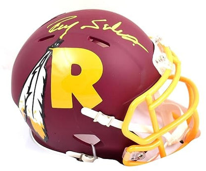 Ricky Sanders Signed Washington Amp Speed Mini Helmet