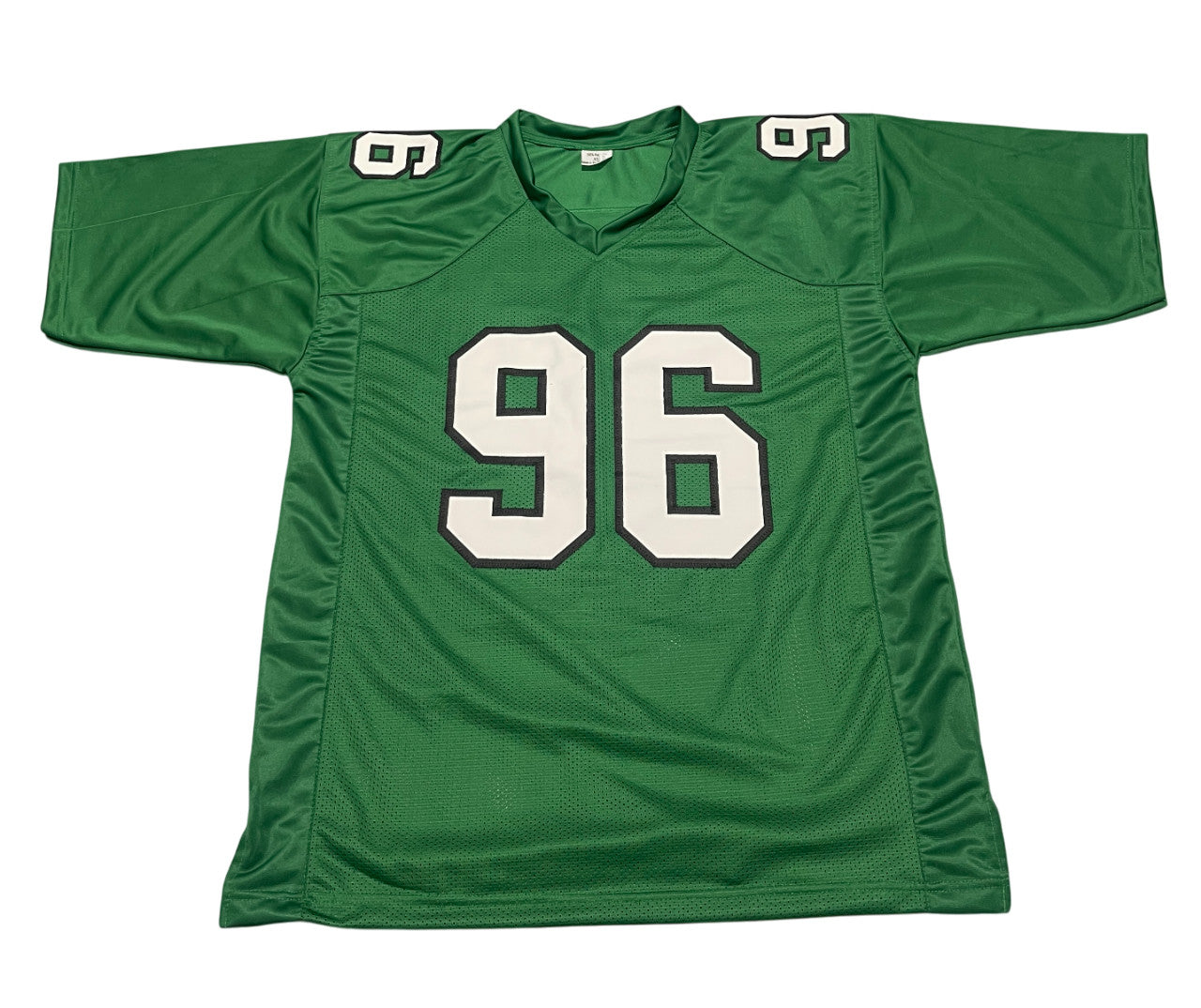 Clyde Simmons Philadelphia Eagles Signed Custom Green Jersey (Beckett COA)