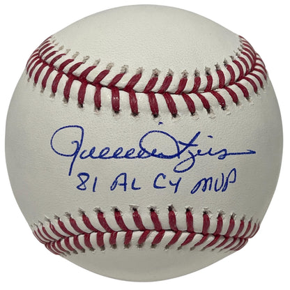Rollie Fingers Signed Official Major League Baseball '81 AL CY MVP' (BAS)