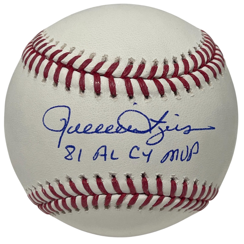 Rollie Fingers Signed Official Major League Baseball '81 AL CY MVP' (BAS)