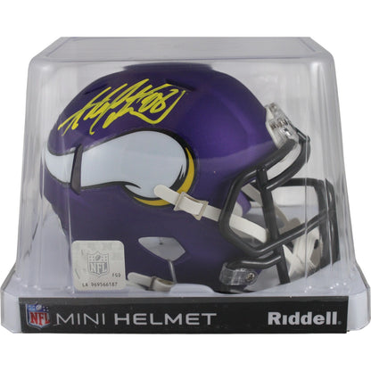 Adrian Peterson Minnesota Vikings Autographed Speed Mini Helmet