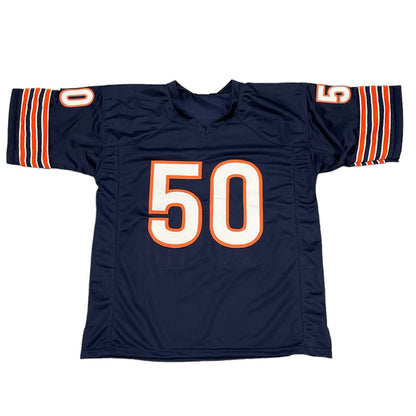 Mike Singletary Signed Chicago Bears Custom Jersey 4 Inscriptions BAS