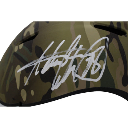 Adrian Peterson Minnesota Vikings Signed Camo Full Size Replica Helmet
