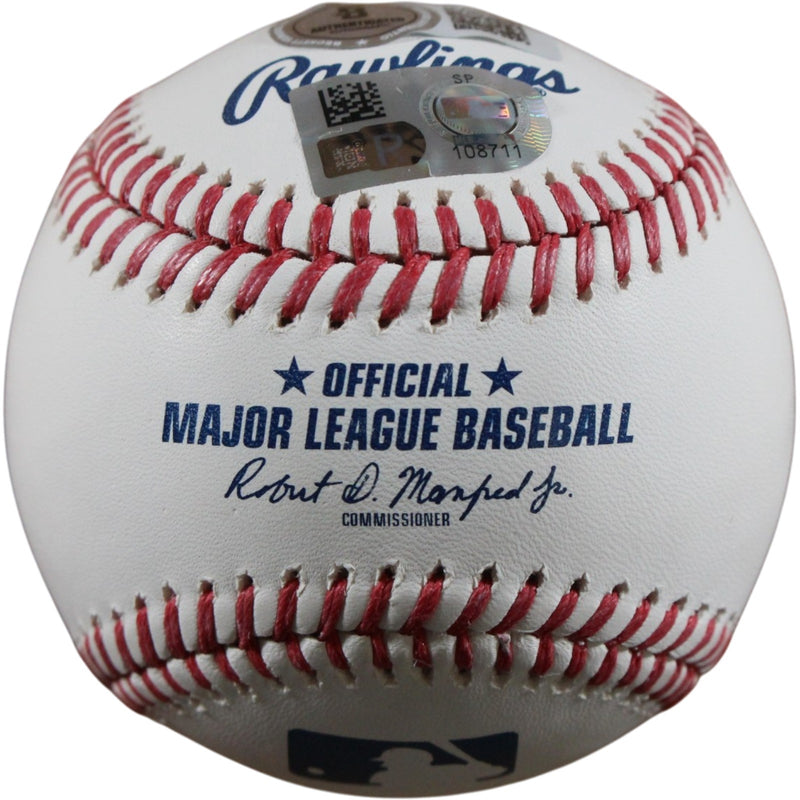 Corey Seager Autographed Texas Rangers Baseball (2x WS MVP Inscription)