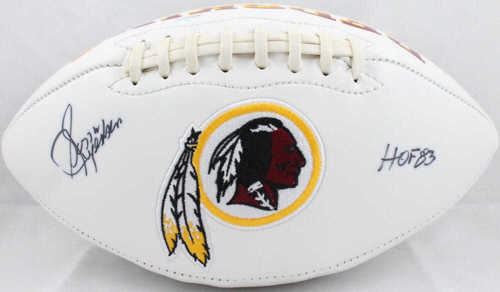 Sonny Jurgensen Autographed Washington Redskins Logo Football