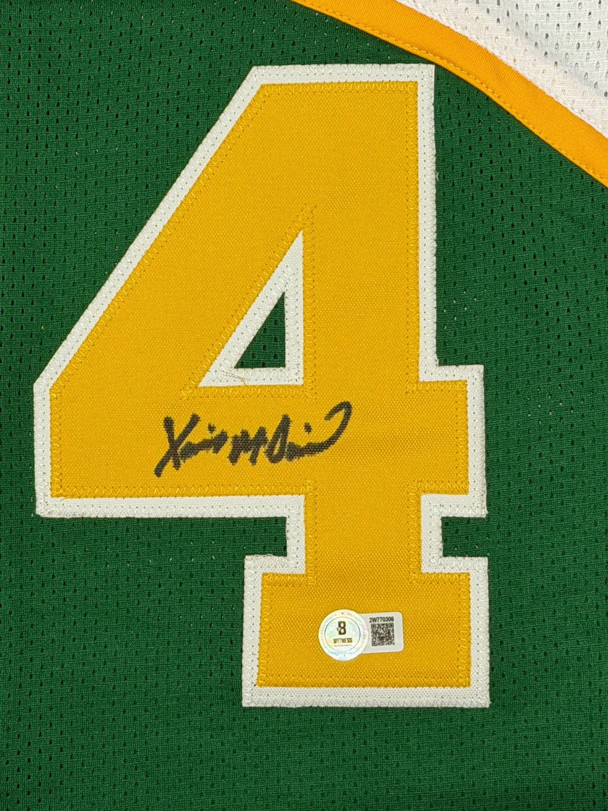 Xavier McDaniel Signed Seattle SuperSonics Custom Jersey