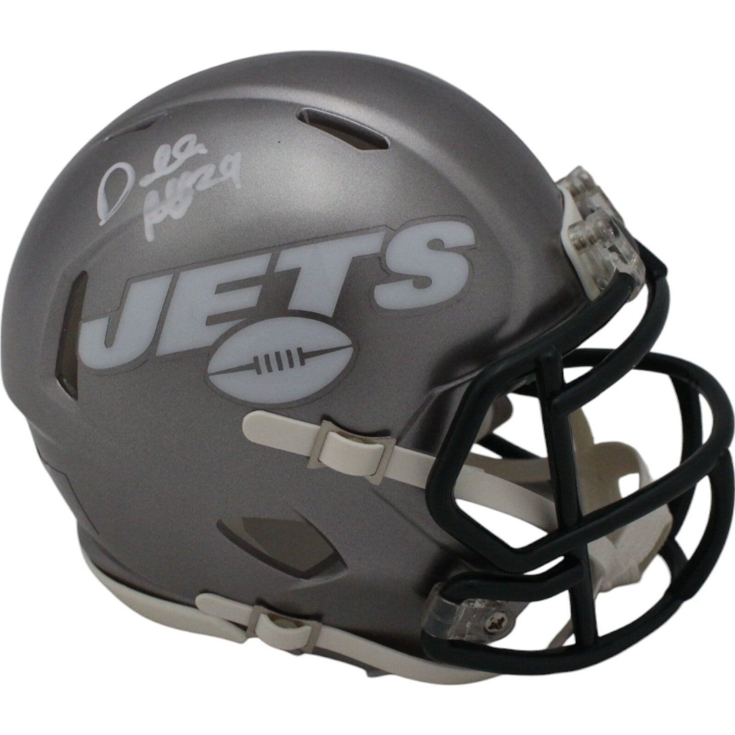 Darrelle Revis Signed New York Jets Flash Mini Helmet
