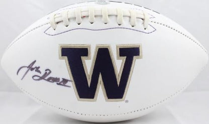 John Ross Signed Washington Huskies Logo Football