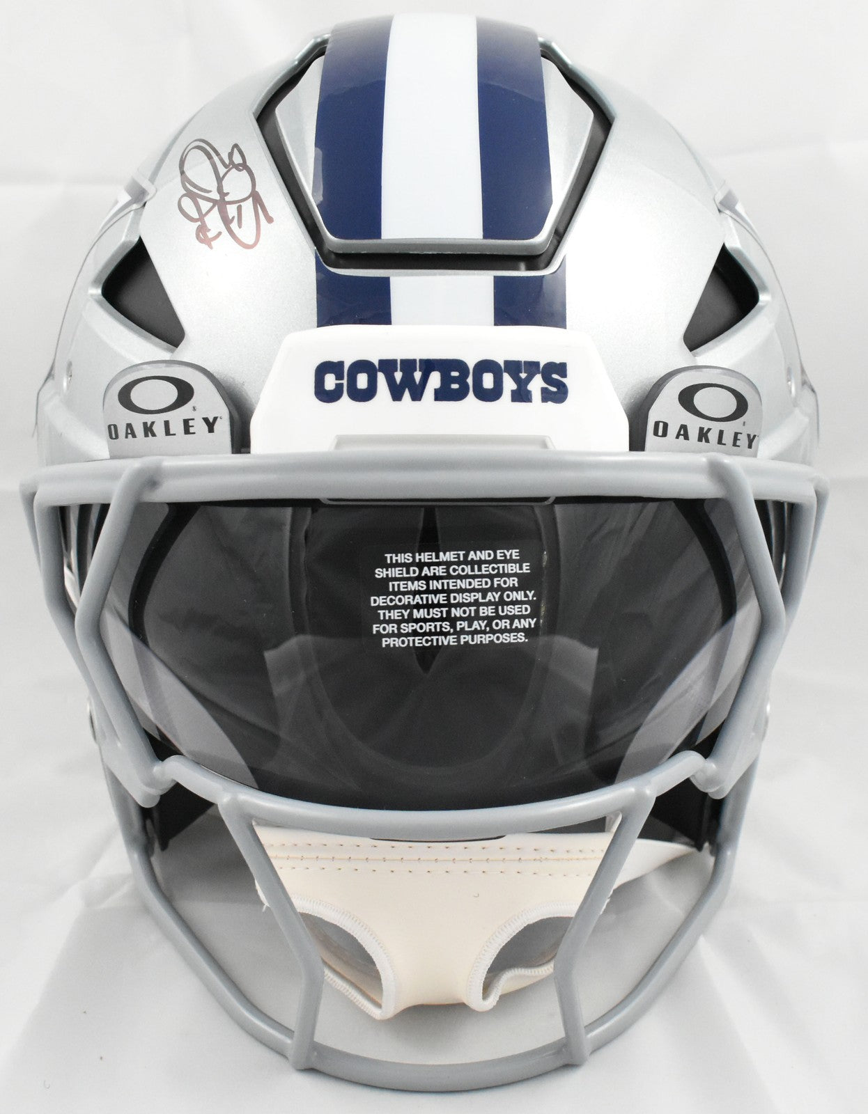 Emmitt Smith Autographed Dallas Cowboys Full Size Axiom Authentic Helmet