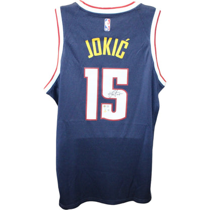 Nikola Jokic Signed Denver Nuggets Nike Swingman Jersey
