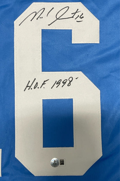 Michel Goulet Signed Quebec Custom Hockey Jersey (HOF '98) Beckett