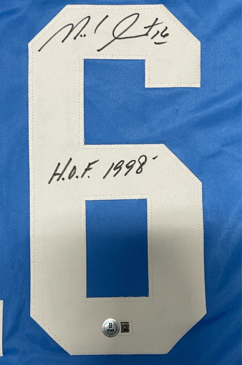 Michel Goulet Signed Quebec Custom Hockey Jersey (HOF '98) Beckett