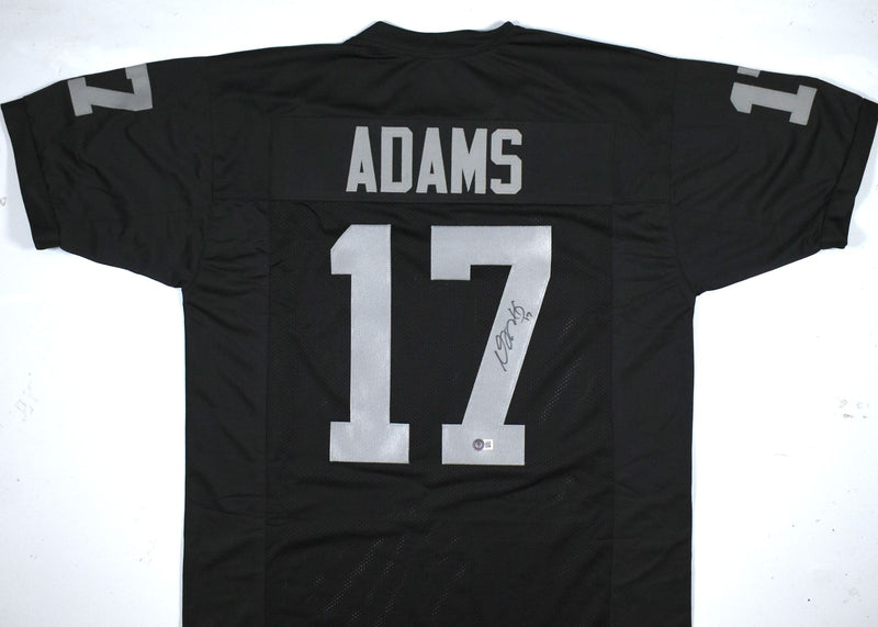 Davante Adams Autographed Black Custom Pro Style Jersey