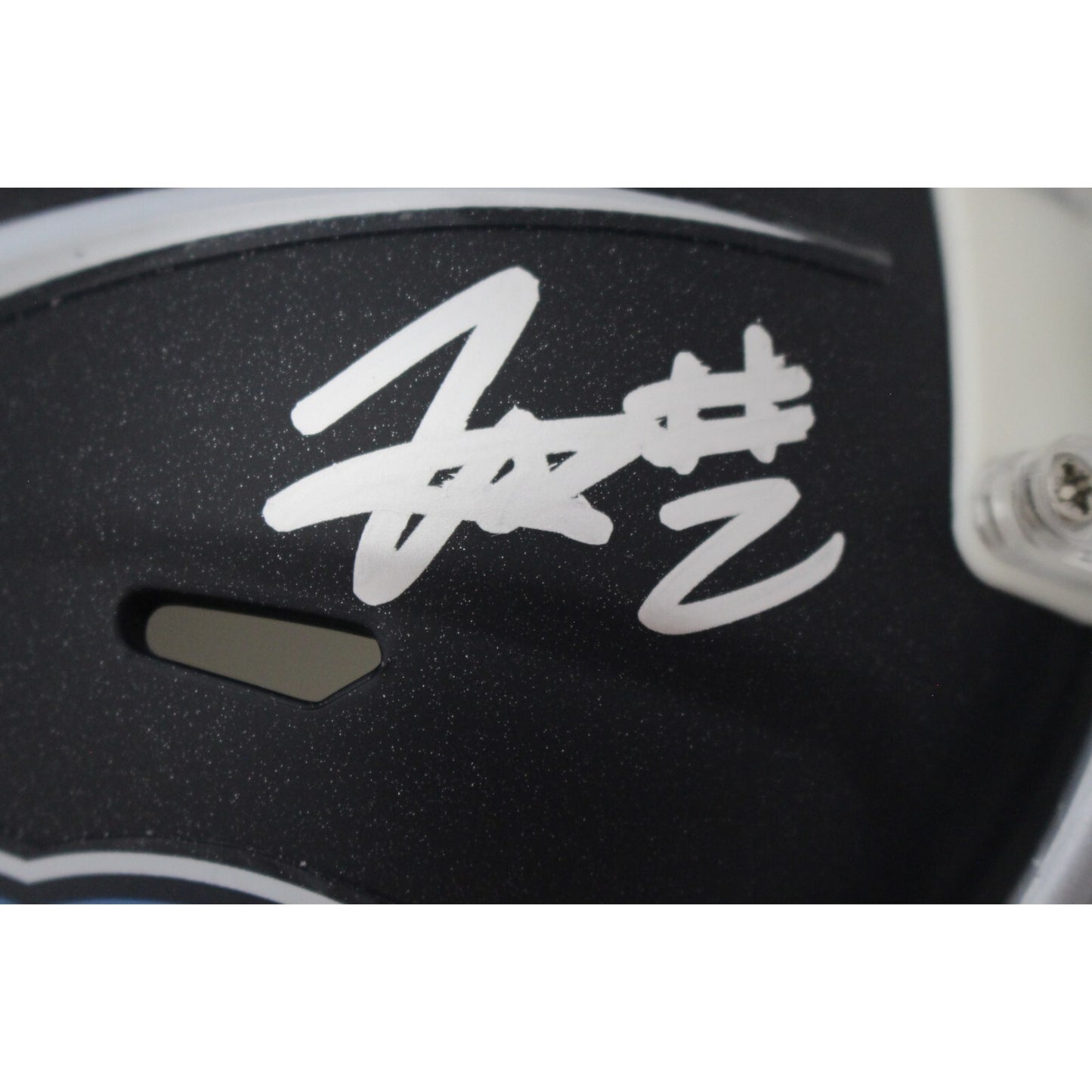 Tyjae Spears Signed Tennessee Titans Speed Mini Helmet Beckett