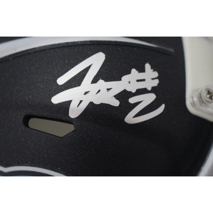 Tyjae Spears Signed Tennessee Titans Speed Mini Helmet Beckett