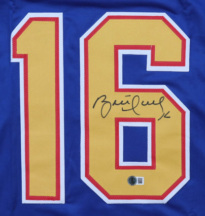 Brett Hull Signed St. Louis Blues Custom Hockey Jersey (Beckett COA)