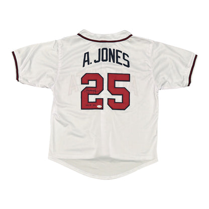 Andruw Jones Autographed Atlanta Braves Custom Jersey