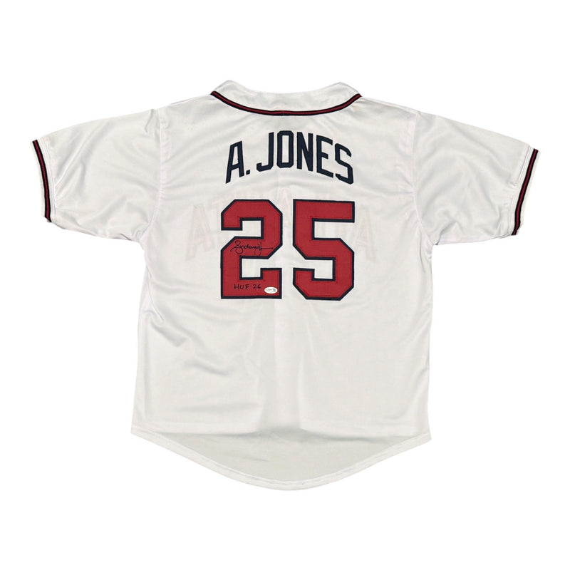 Andruw Jones Autographed Atlanta Braves Custom Jersey