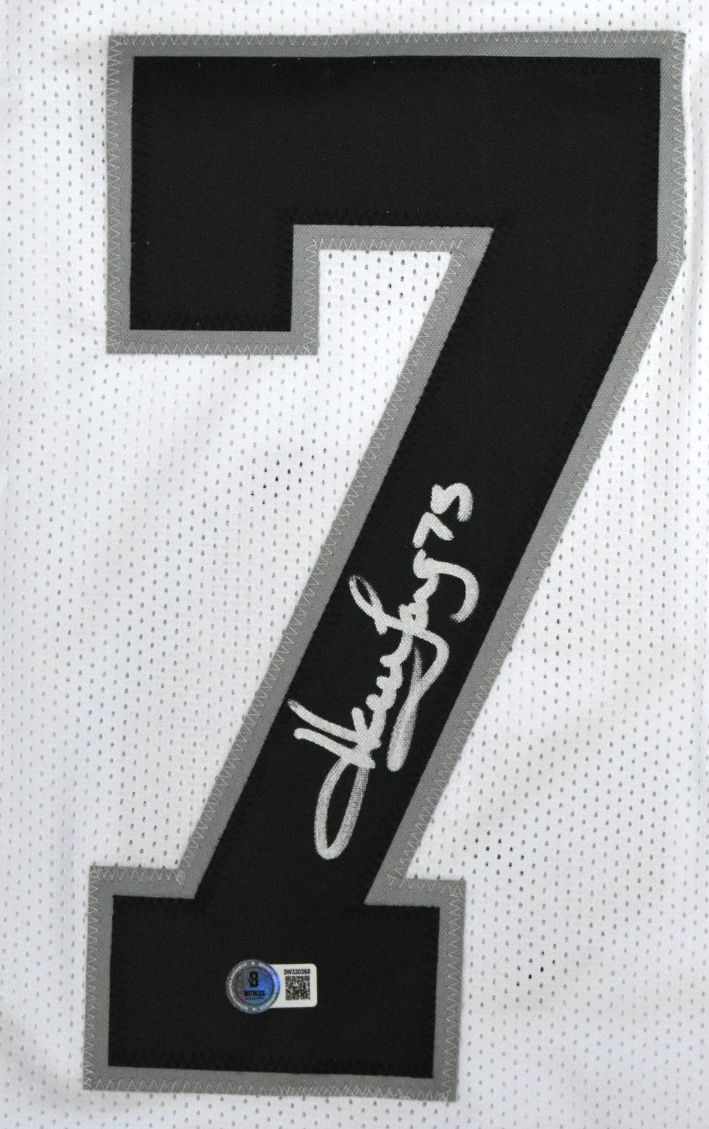 Howie Long Autographed Las Vegas Raiders Custom White Jersey