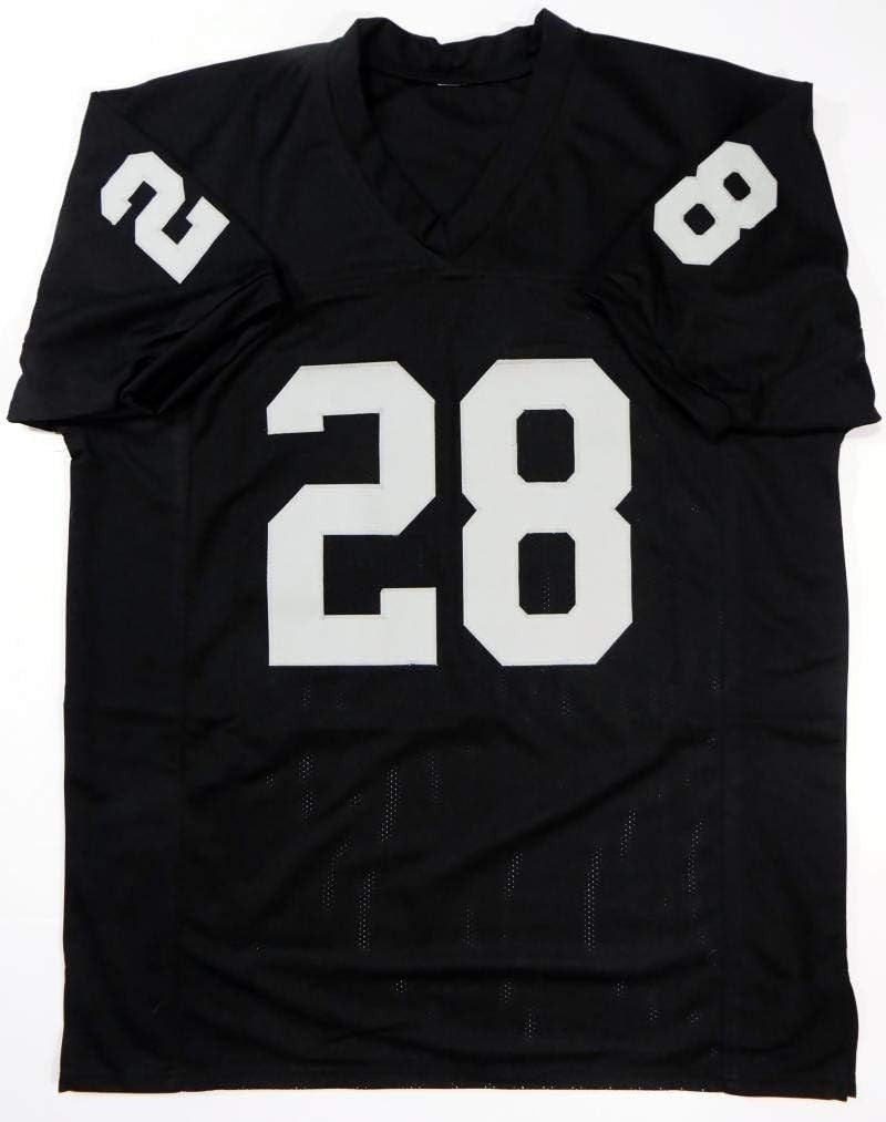 Josh Jacobs Autographed Black Custom Football Jersey