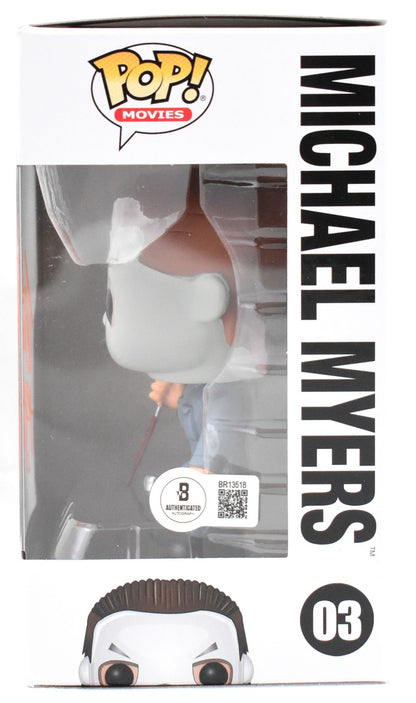 Nick Castle Signed Michael Myers Funko Pop #03 Inscribed "The Shape"