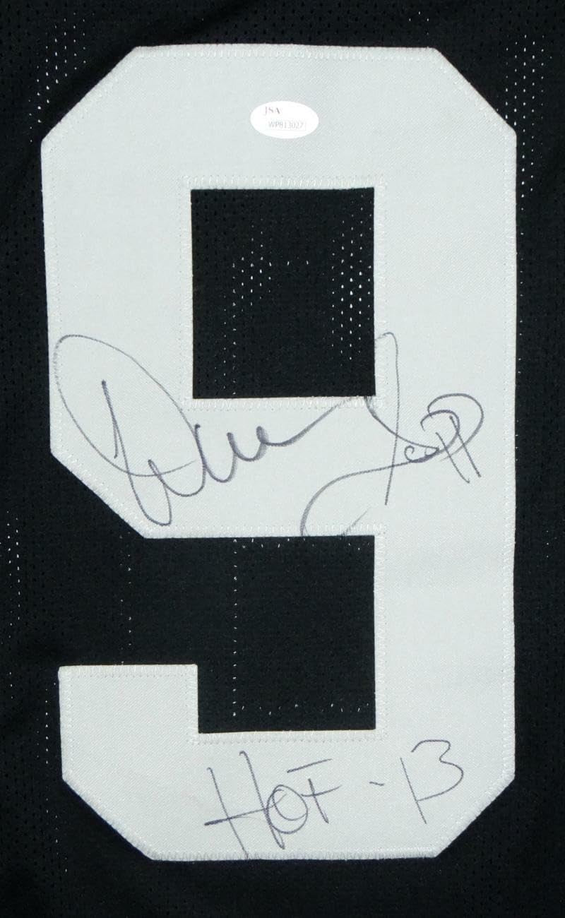 Warren Sapp Signed Black Custom Football Jersey (HOF Inscription)
