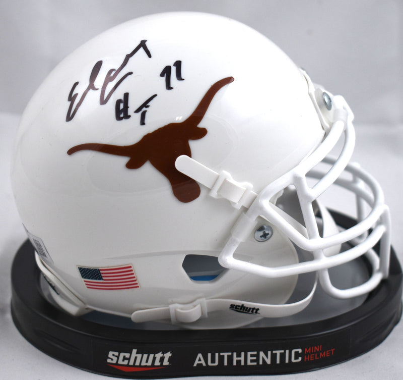 Earl Campbell Autographed Texas Longhorns Mini Helmet (HT 77 Inscription)
