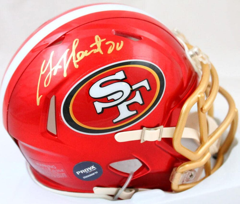 Garrison Hearst Signed San Francisco 49ers Flash Speed Mini Helmet