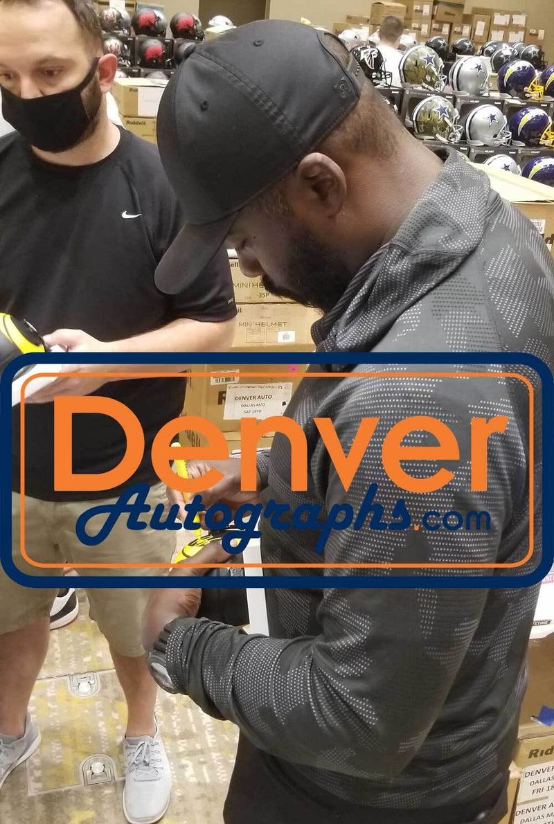 Marshall Faulk Autographed Los Angeles Rams Eclipse Mini Helmet