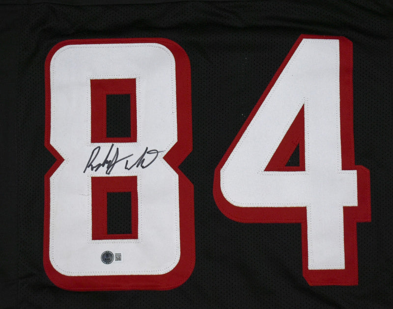 Roddy White Signed Atlanta Falcons Custom Black Jersey