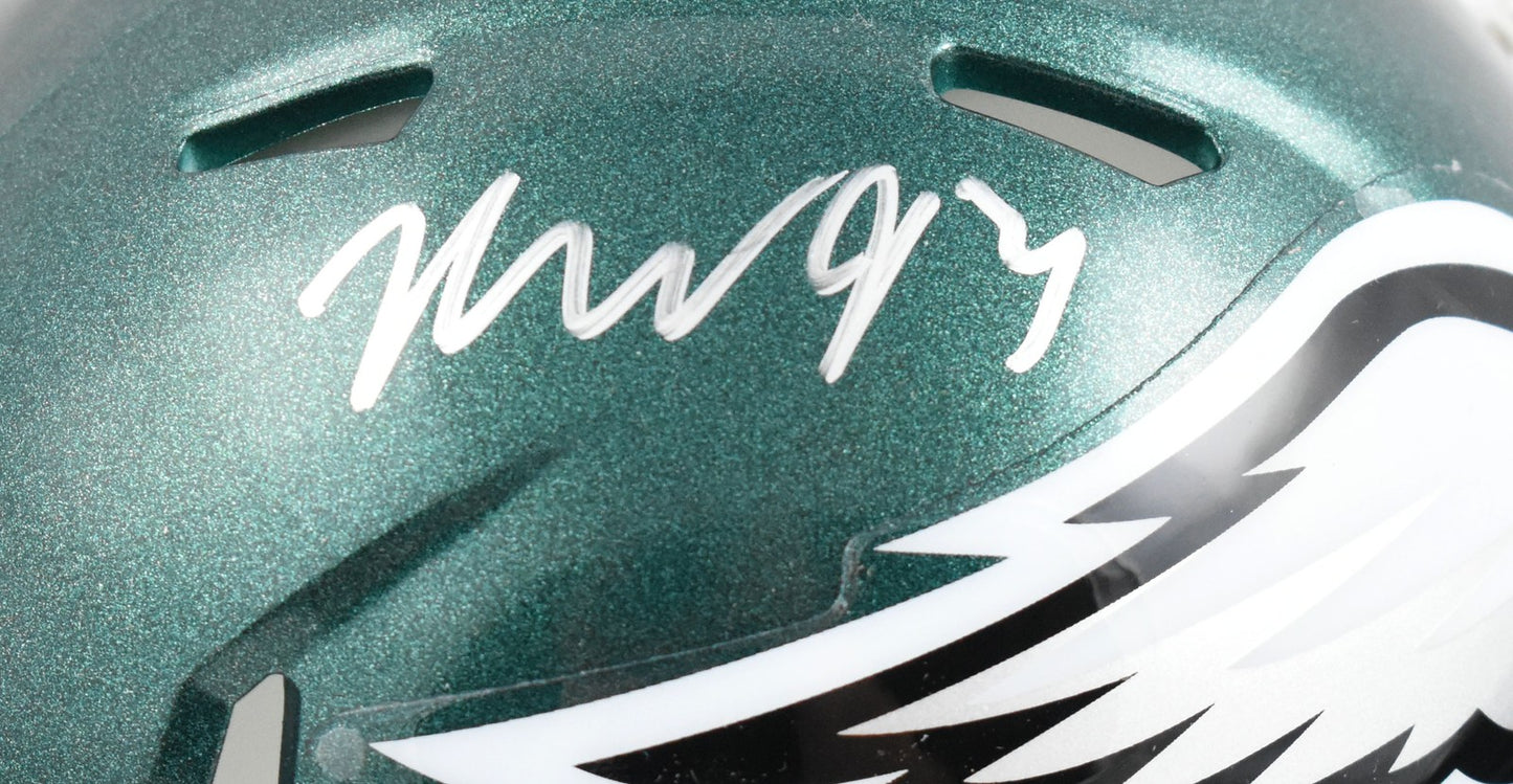 Milton Williams Signed Philadelphia Eagles Speed Mini Helmet