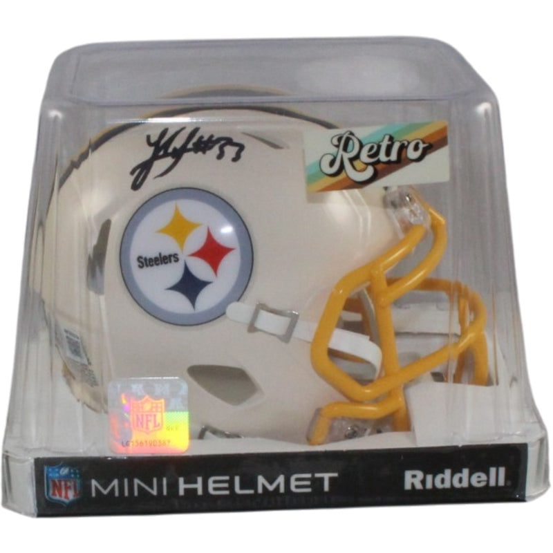 Jack Sawyer Signed Pittsburgh Steelers Retro Mini Helmet